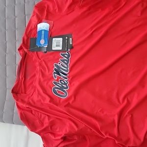Nwt Nike pro combat ole miss xxl short sleeve shirt